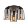 Süllyesztett mennyezeti lámpa Sardo SPL-5581-3SC-BK-SG 3x40W/E27 IP20 a Italux-tól
