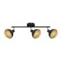 Spotlámpa Savio SPL-27357-3-BK-GD 3x40W/E14 IP20 a Italux-tól
