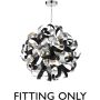 Függeszték Swash SWA1350-SP 9x40w/g9 a Dar Lighting-tól