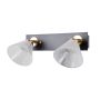 Fali lámpa Orella WL-34393-2-BK-HBR 3000K 8W 2x8W/LED 466lm a Italux-tól
