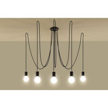 Függőlámpa EDISON SL.0371 5x60W/E27 a Sollux-tól