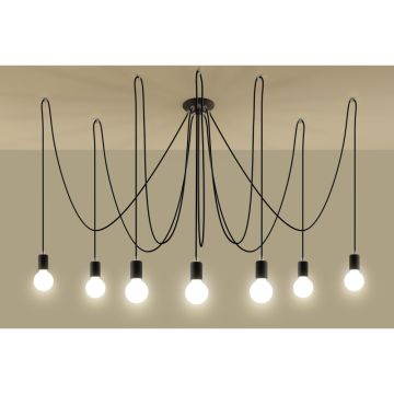 Függőlámpa EDISON SL.0372 7x60W/E27 a Sollux-tól