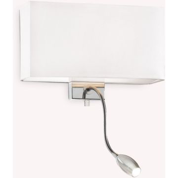 Fali lámpa HOTEL 035949 1x60W/E27+1x1,5W/LED ip20 a Ideal Lux-tól