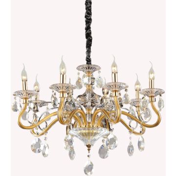 Csillár NEGRESCO 087764 8x28W/E14 ip20 a Ideal Lux-tól