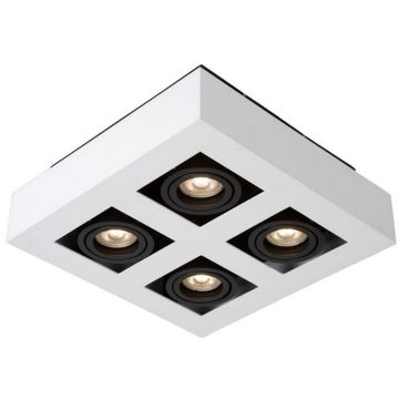 Felületi spotlámpa XIRAX 09119/21/31 2200k 4x5w/gu10 320lm ip20 a Lucide-tól