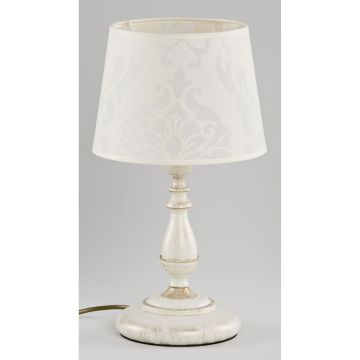 Asztali lámpa ROKSANA WHITE 18538 1x60W/E27 a Alfa-tól