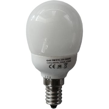 Villanykörte CFL BULBS 1074 BULB 2700k 7w/e14 290lm a Prezent-tól