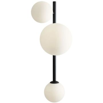 Fali lámpa DIONE BLACK 1092Y1 1x60W/E14+2x40W/E27 a Aldex-tól