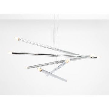 Függőlámpa TUBO 1072M4 10x40W/E14 a Aldex-tól