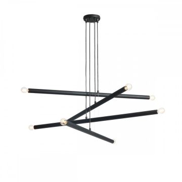 Függőlámpa TUBO 1072P1 8x40W/E14 a Aldex-tól