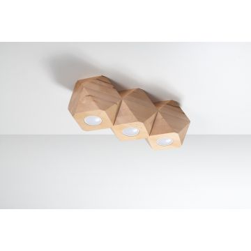 Süllyesztett mennyezeti lámpa WOODY 3 SL.1010 3x40W/GU10 IP20 a Sollux-tól