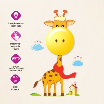 Fali lámpa GIRAFFE ML114 1x0,6W/LED a Milagro-tól