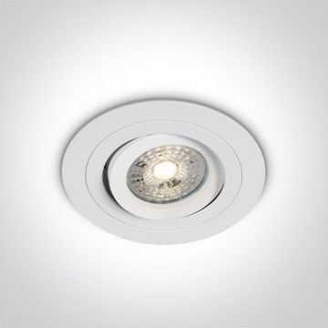 Beépíthető spotlámpa The Dual Ring 11105ABGL/W 1x10W/GU10 IP20 a One Light-tól