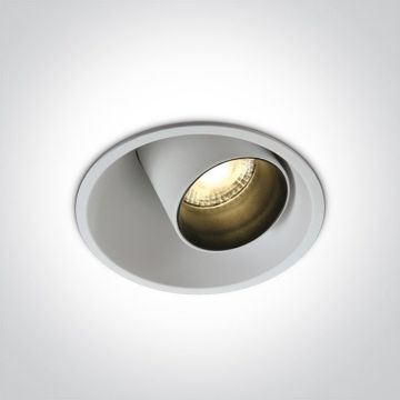 Beépíthető spotlámpa The Recessed Cylinders 11111C/W/W 3000K 1x11W/LED 820lm IP20 a One Light-tól