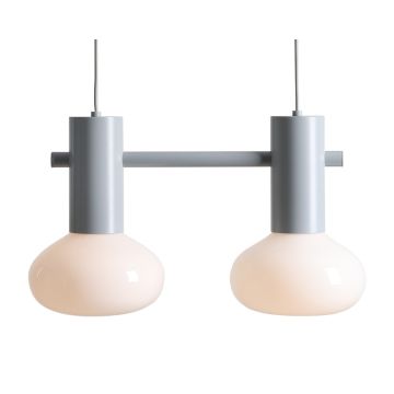 Függőlámpa FLO 2 GREY S 7000H22_S 2x10W/E14 a Aldex-tól
