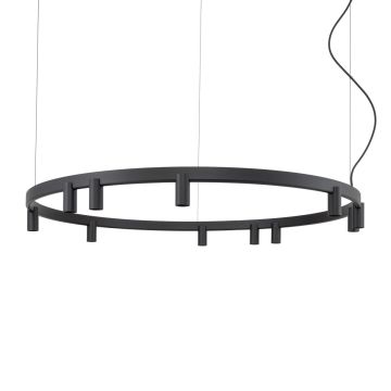 Függőlámpa FOURTY 12288 3000K 10W|9W 11x10W/GU10|6x9W/LED 710lm a Nowodvorski-tól
