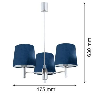 Csillár BOLZANO 1381 3x15W/E27 IP20 a Argon-tól