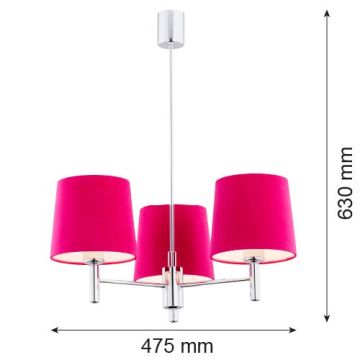 Csillár BOLZANO 1382 3x15W/E27 IP20 a Argon-tól