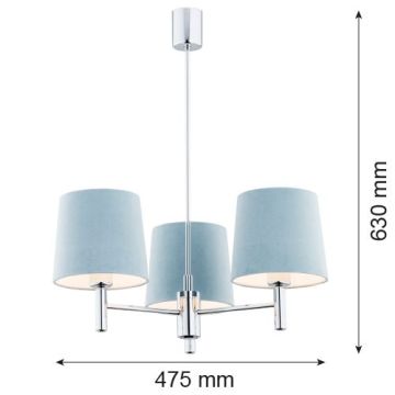 Csillár BOLZANO 1383 3x15W/E27 IP20 a Argon-tól