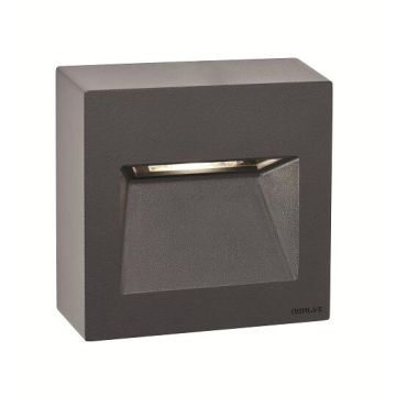 Felületi lépcsőházi lámpa NAMSOS 5156GR 4000K 1x4W/LED 466LM IP65 a Norlys-tól