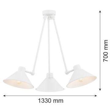Függőlámpa ALTEA 1451 3x15W/E27 IP20 a Argon-tól