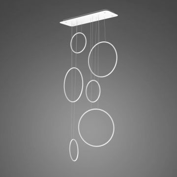 Függőlámpa Ledowe okręgi LA076/P_90_in_3k_white 3000K 6x130W/LED 7800lm IP44 a Altavola Design-tól