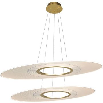 Függőlámpa Eclipse LA116/P2_97_3k_gold 3000K 2x48W/LED 2880lm IP20 a Altavola Design-tól