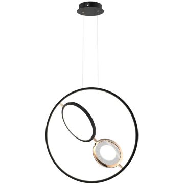 Függőlámpa Seppia LA115/X_62_1+2_3k_black_gold 3000K 1+2x45W/LED 2750lm IP20 a Altavola Design-tól