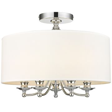 Plafonlámpa ABU DHABI C05428CH-WH 5x40W/E14 a Cosmolight-tól