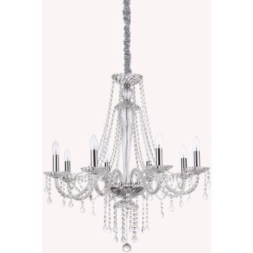 Csillár AMADEUS 168777 8x40W/E14 ip20 a Ideal Lux-tól