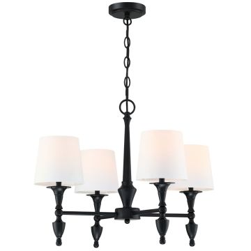 Csillár AUSTIN P04166BK-WH 4x40W/E27 IP20 a Cosmolight-tól