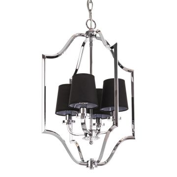Csillár NEW YORK 1 P04380CH-BK 4x40W/E14 IP20 a Cosmolight-tól