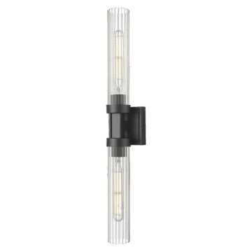 Fali lámpa QUINCY W02873BK 2x40W/E27 ip20 a Cosmolight-tól