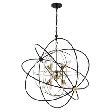 Csillár ROXBURY P08593AU 8x40W/E14 ip20 a Cosmolight-tól