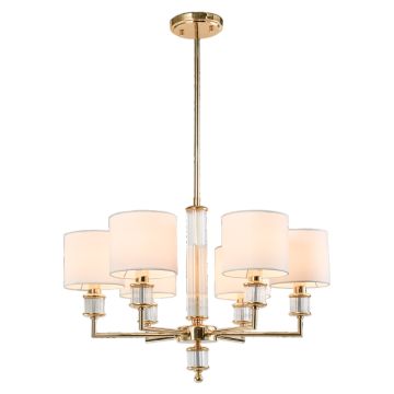 Plafonlámpa SUTTON P06385AU-WH 6x40W/E14 ip20 a Cosmolight-tól