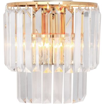 Fali lámpa AMEDEO 17106/2W-GLD 2x40W/E14 a Zuma Line-tól