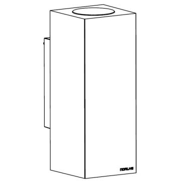 Fali lámpa SANDVIK 1730BC 2x2x4W/GU10 IP65 a Norlys-tól