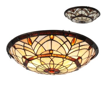 Süllyesztett mennyezeti lámpa TIFFANY CEILING 1712 E27 3x40W/E27 a Prezent-tól