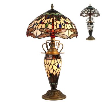 Asztali lámpa TIFFANY XXII. 1710 E27|E14 2x60W/E27|1x7W/E14 a Prezent-tól