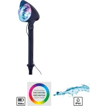 Kerti reflektor DISCO 19035-18 RGB 1x3W/LED ip44 a Paul Neuhaus-tól