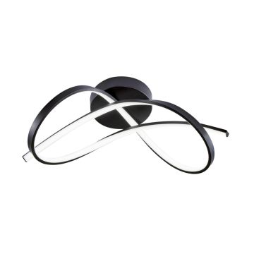 Plafonlámpa PAUL 19602C-BK 3000K|4000K|6000K 30W 1x30W/LED 1450lm a Zuma Line-tól