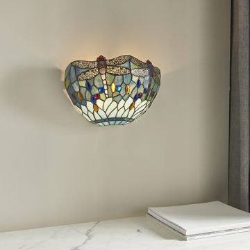 Fali lámpa DRAGONFLY BLUE 64102 1x40W/E14 IP20 a Endon-tól
