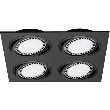Beépíthető spotlámpa BOXY 20073-BK 4x15W/GU10/ES111 IP20 a Zuma Line-tól