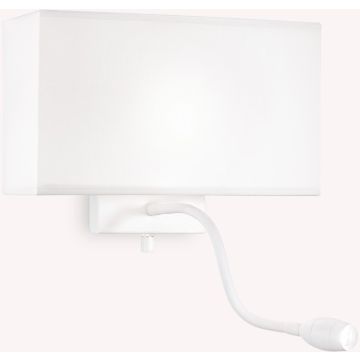 Fali lámpa HOTEL 215693 1x60W/E27+1x1,5W/LED ip20 a Ideal Lux-tól