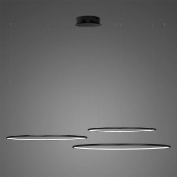 Függőlámpa Ledowe okręgi LA075/CO3_80_in_3k_99W_black 3000K 3x99W/LED 5940lm IP20 a Altavola Design-tól
