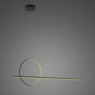 Függőlámpa Linea No.2 LA087/PX120_40_3k_39W_black 3000K 2x39W/LED 2350lm IP44 a Altavola Design-tól