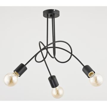 Plafonlámpa TANGO BLACK 23173 3x60W/E27 a Alfa-tól