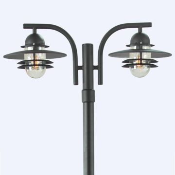 Utcai lámpa OSLO 242B 1x9W/E27 IP54 a Norlys-tól