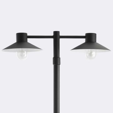 Utcai lámpa LUND 275B 2x9W/E27 IP54 a Norlys-tól
