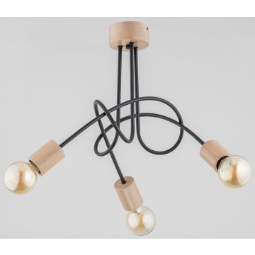 Plafonlámpa TANGO WOOD 27433 3x60W/E27 a Alfa-tól
